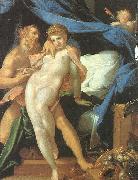 SPRANGER, Bartholomaeus Vulcan and Maia af oil painting